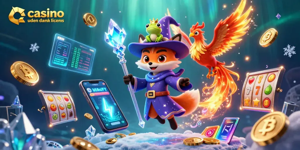 Experience winning thrills at casino uden dansk licens with a dazzling display of magical characters and gaming elements.