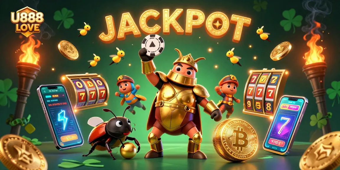 Engage in thrilling gameplay with U888 LOVE as vibrant characters demonstrate excitement in a 3D casino.