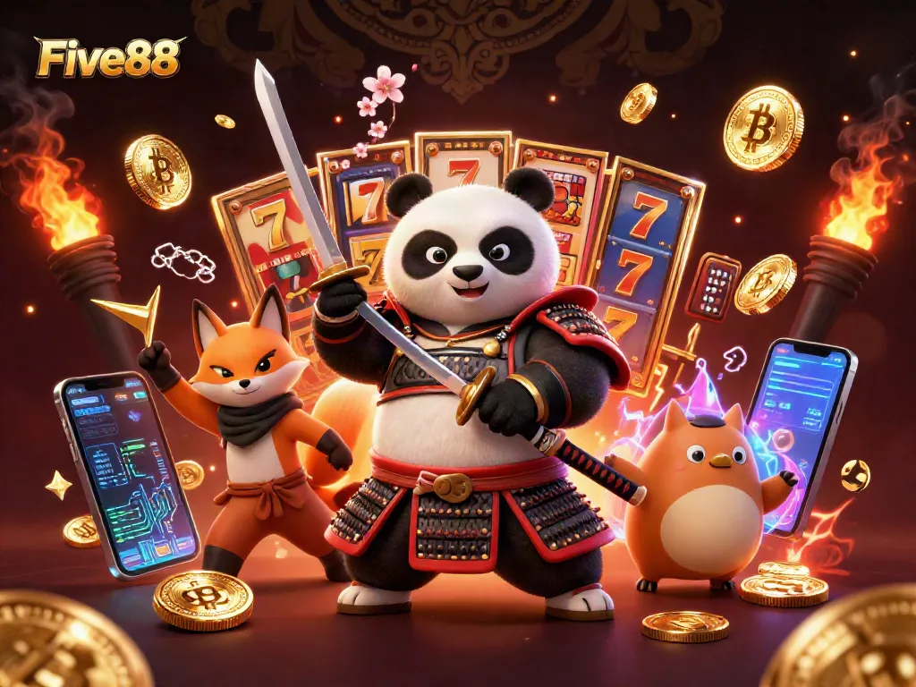 Play thrilling games at Five88 with engaging characters and dynamic casino elements.
