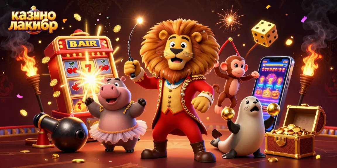 Engage in thrilling games at казино лакибир featuring vibrant characters and dynamic casino elements.